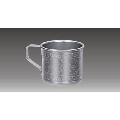 Polished embossed water cup